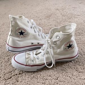 white high top converse
